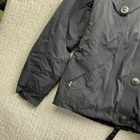 Columbia Titanium Hooded Jacket Women's L Black Omni-Tech Full Zip Waterproof - Picture 3 of 15